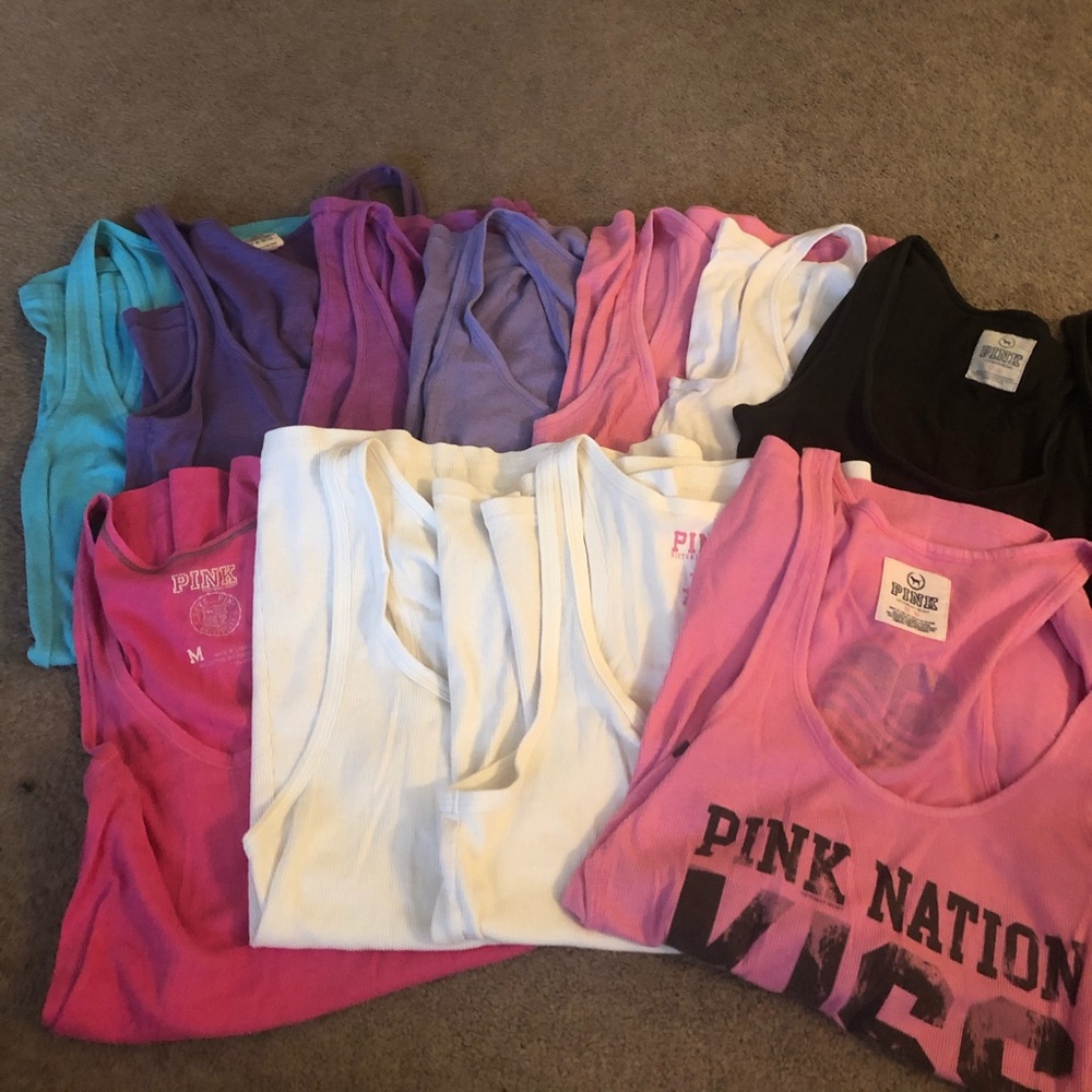 Bundle of VS PINK tanks